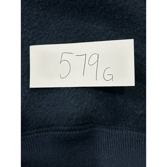 Trader Bay Colorblock Half Zip Pullover Hoodie Black Red Sz Medium Relaxed Cozy - Picture 9 of 10